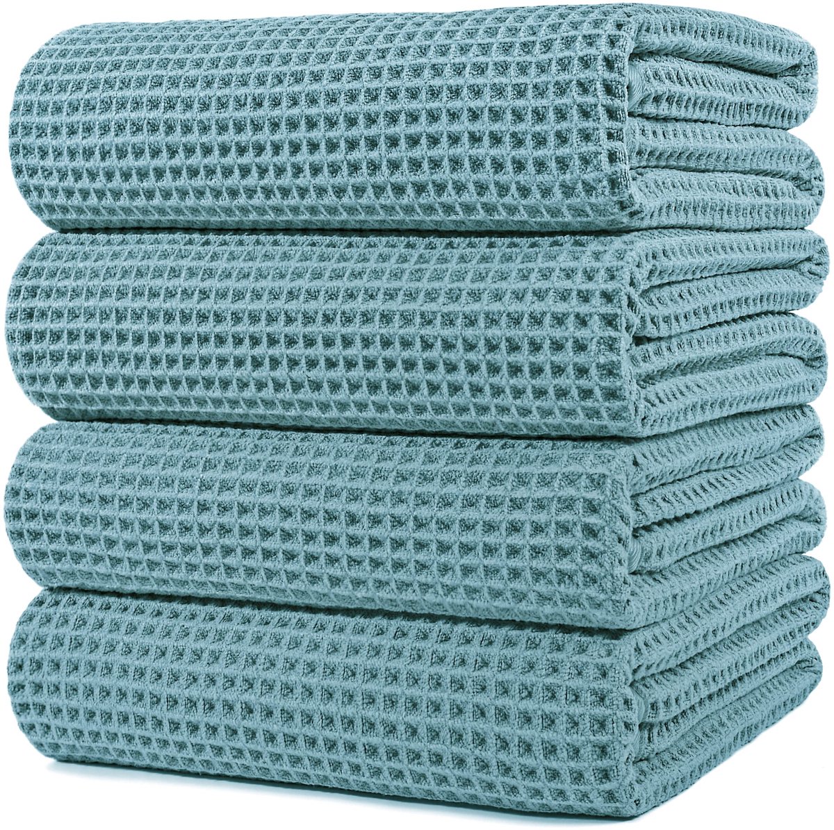 POLYTE Badhanddoek Microvezel Wafel Sneldrogend 430 GSM 76,2x152,4 cm - ShopVlot