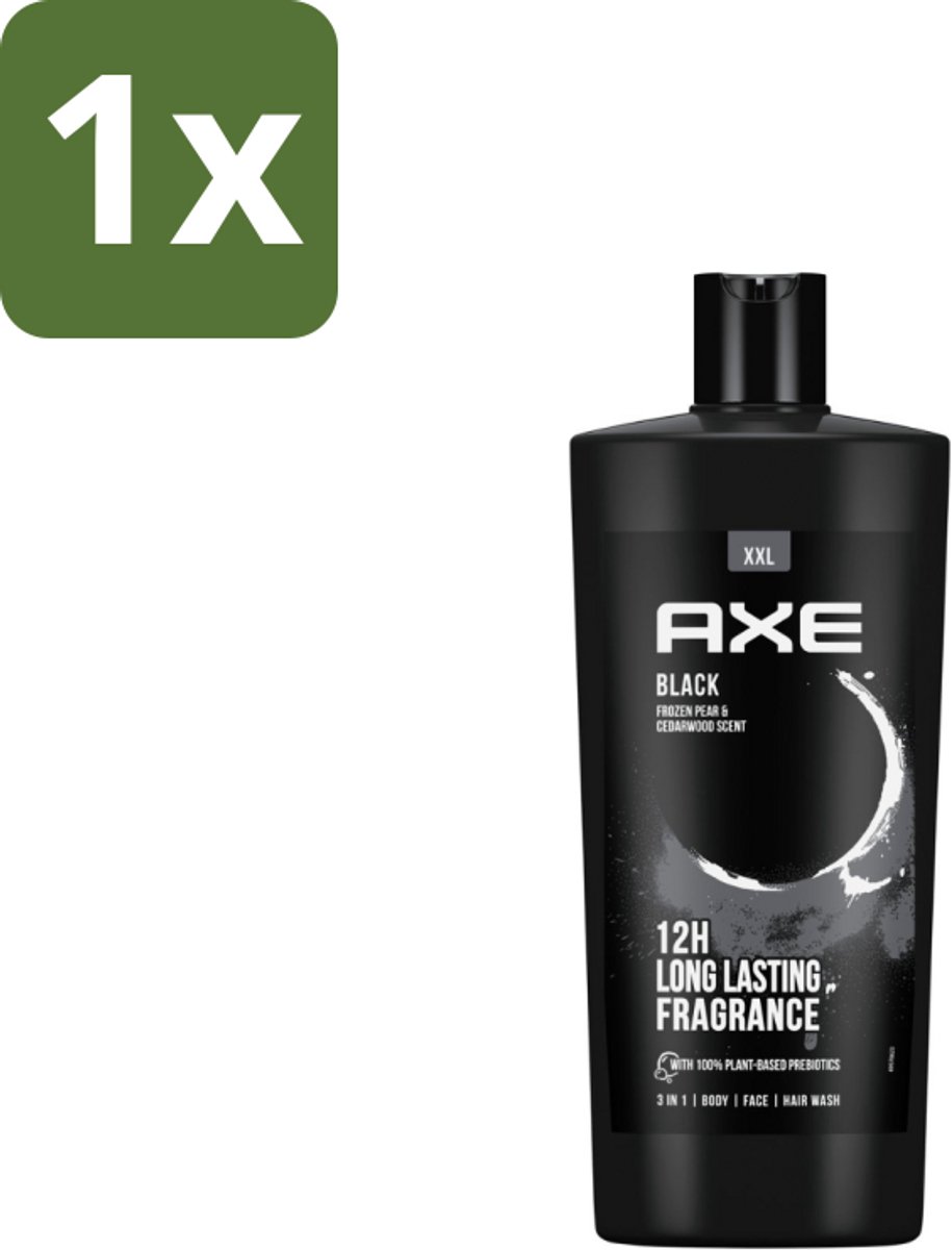 1 x AXE – Douchegel – Black – 700 ml - Douchegel - Douchegel Mannen - Douchegel Black - Douchegel Fris - Douchegel Stijl