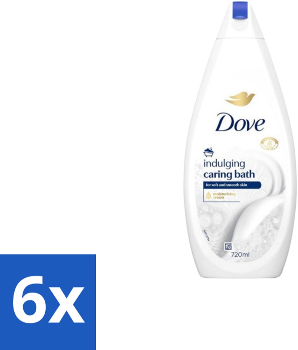 Dove – Badcrème – Indulging Cream – 720 ml - Voordeelverpakking - 6 stuks
