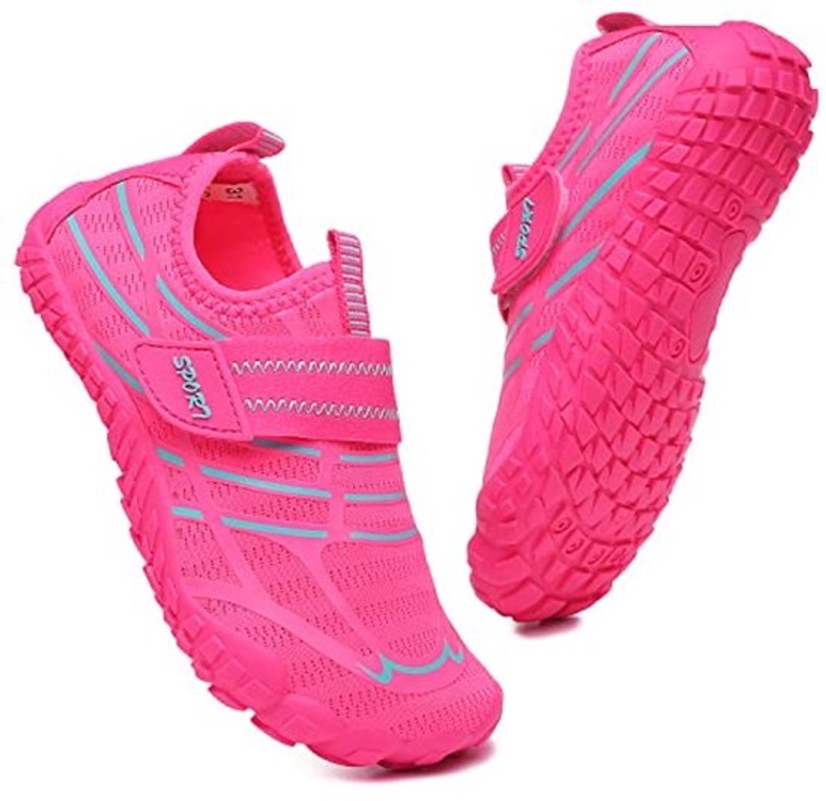 PiDaGlobal Waterschoenen voor kinderen, strandschoenen, voor jongens en meisjes, zwemschoenen, badschoenen, sneldrogende aquaschoenen, licht, antislip, blote voeten-sportschoenen