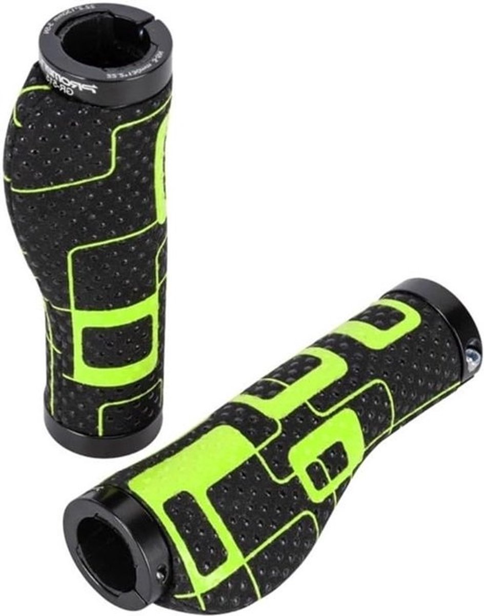 Fietsstuurgrepen - Handvatten Fietsgrepen - Comfortabel Fietsen - Ergonomisch Ontwerp - 13 cm - Geel