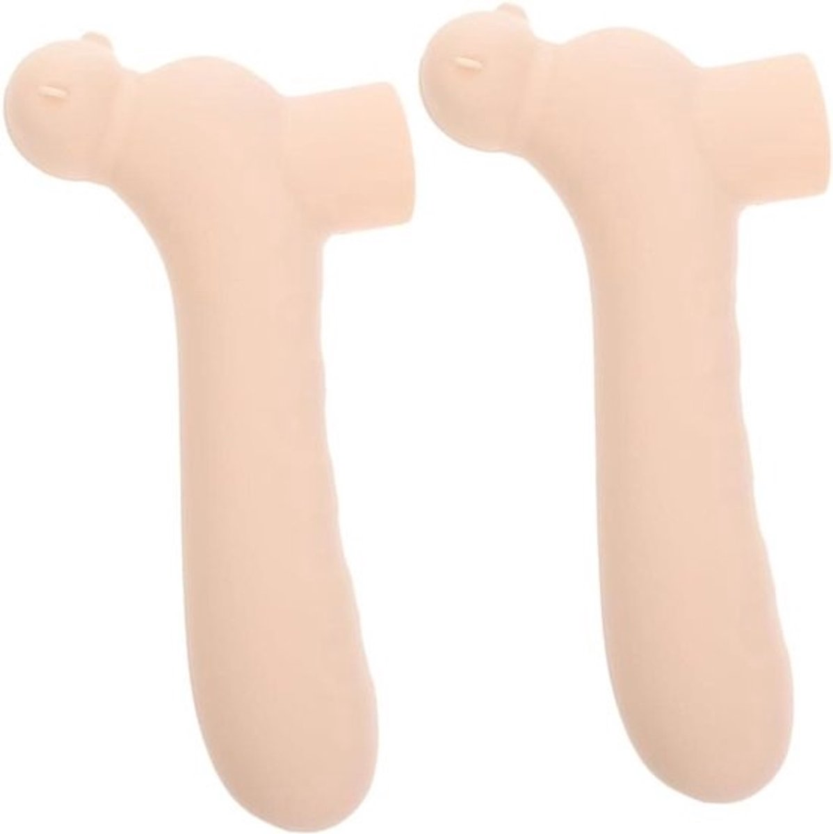 Deurklink Beschermers - Deurgreep Hoezen - Babykamer Beveiliging - Anti-botsing Ontwerp - 15 cm - Beige