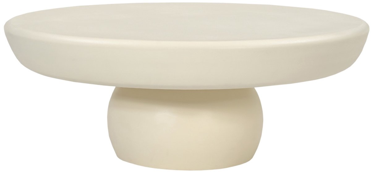 Livingfurn Salontafel Dune Ivoor Ø80cm
