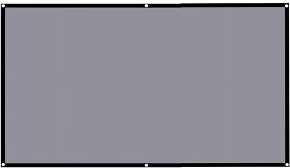 Projectiescherm - Beamer gordijn - Film avonden - Anti-licht technologie - 84 inch - Wit