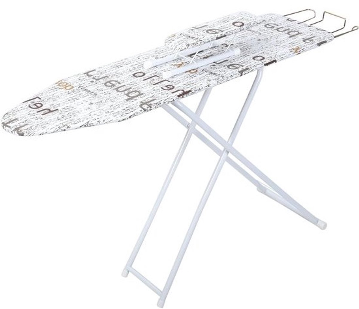 Opvouwbare Strijkplank - Strijktafel Verstelbaar - Efficiënt Strijken - Ruimtebesparend Ontwerp - 110 x 30 cm - Wit