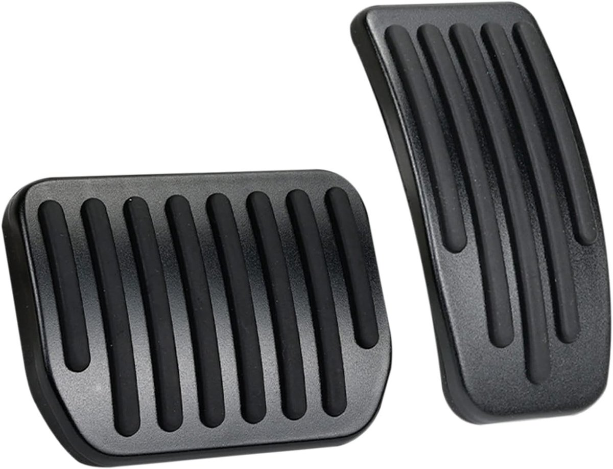 2 Stuks Auto Pedal Covers voor Versnelling en Rem - Antislip Aluminium Pedalen voor Tesla Model Y en Model 3 (2017-2021)