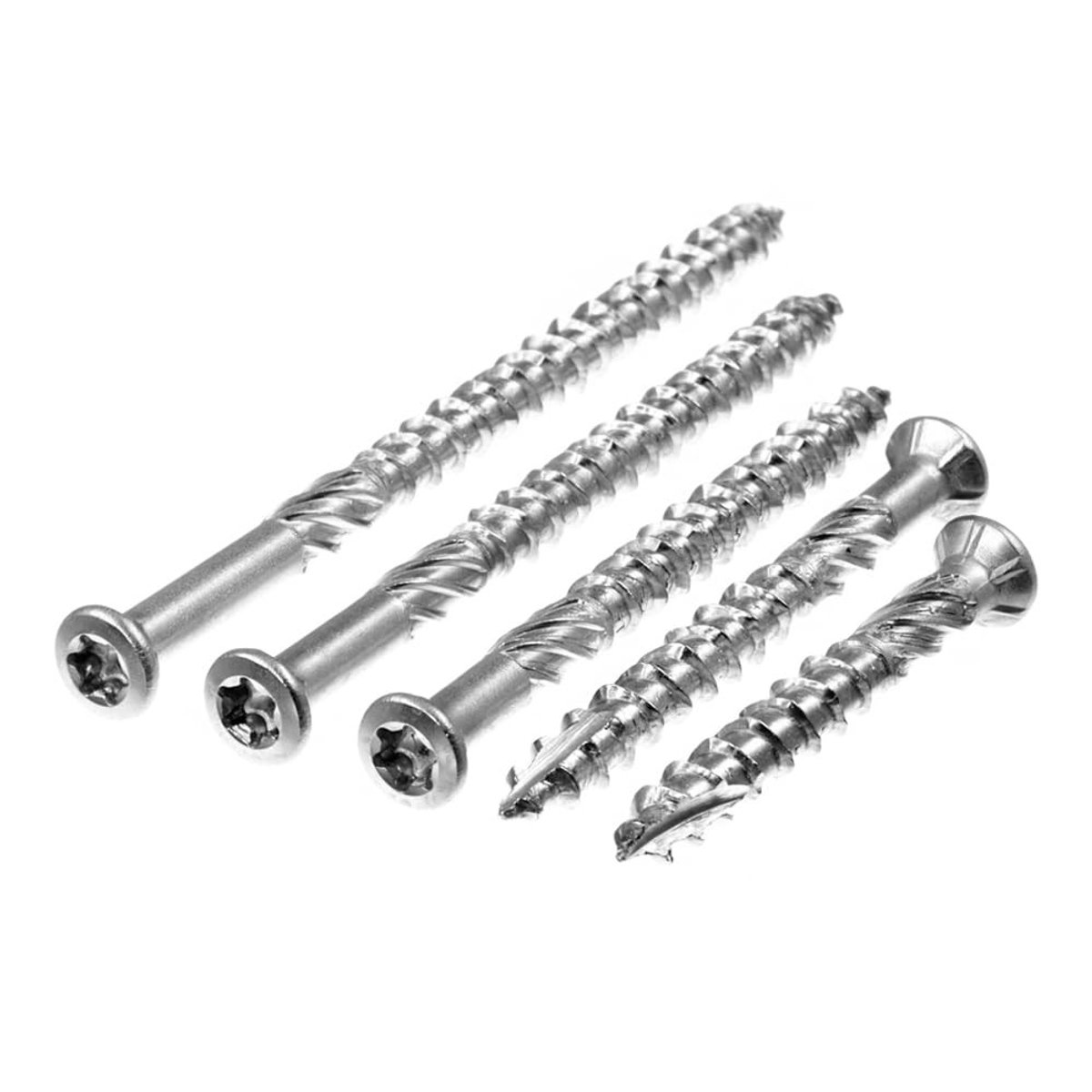 Deckschroeven - 5 x 70 mm - Set van 100 Stuks