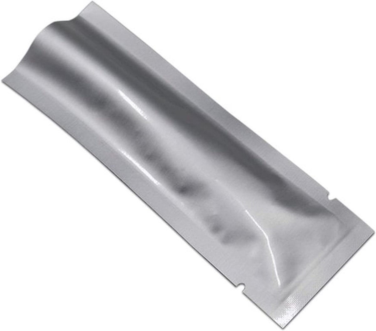100 stuks 1,96x7,87 inch kleine Mylar-zakken, hittebestendige foliezakken, poederkoffie, voedselopslag, vacuümzakken voor monsterverpakkingen, aluminiumfolieverpakking
