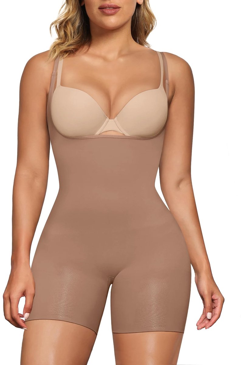 Shapewear Bodysuit met Open Bust - Hoge Taille - Sienna-1