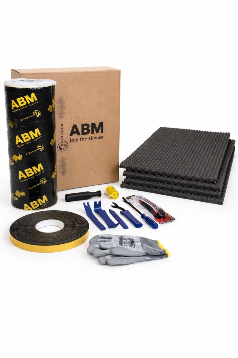 Auto Geluidsisolatie Kit - Inclusief Alubutyl en Akoestisch Schuim
