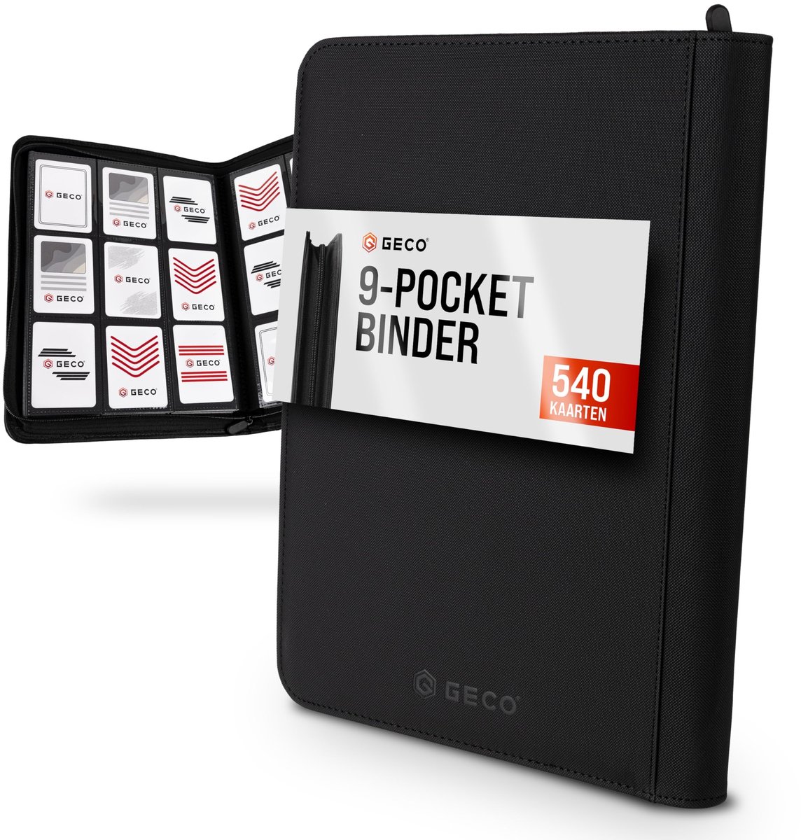 Verzamelfolder voor Ruilkaarten - 9-Pocket Premium - Zwart