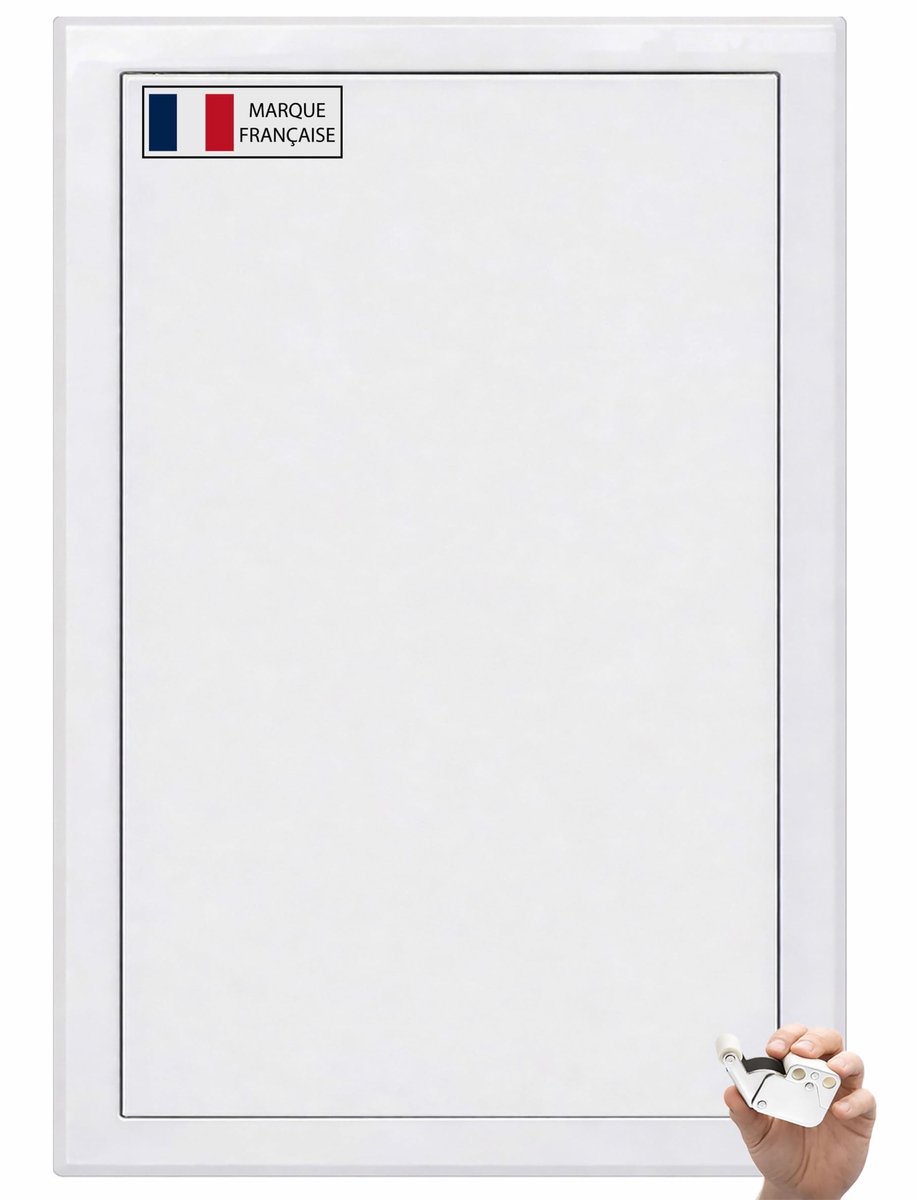 Toegangsdeur - Wit, 600 x 1000 mm, Veilig Sluitmechanisme