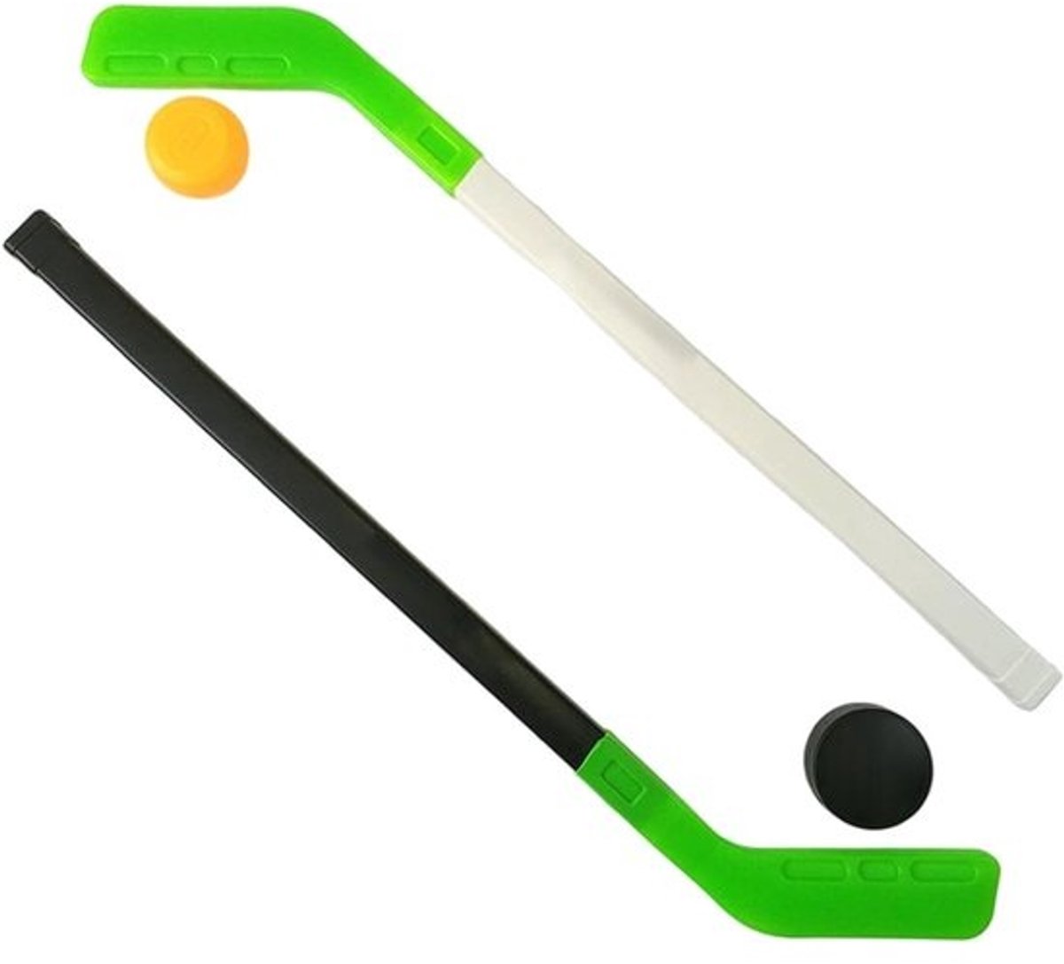 Kinderhockeyset - Jeugd hockey set - Actief spelen - Kindvriendelijk kunststof - 71 cm - Groen