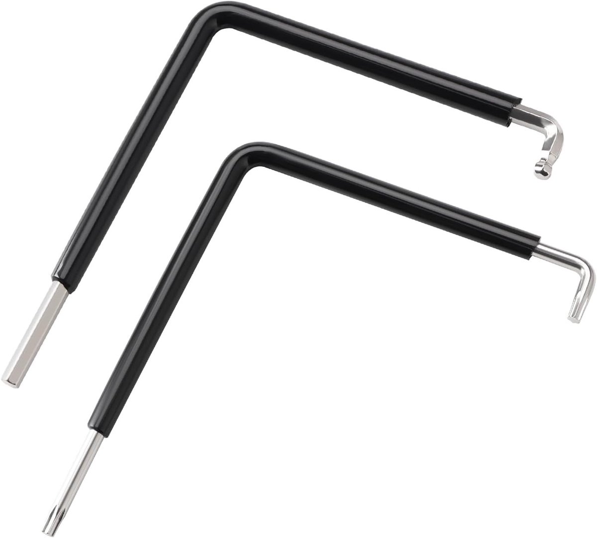 Set van 2 Raamafsteltools met 4mm Hex Key en T15 Balhoofd, Inclusief Warmtekrimpbuis voor Flexibele Raamhardware Aanpassing