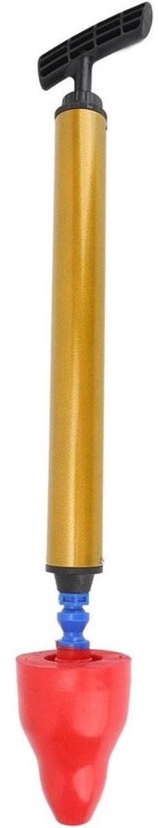 Toiletplunjer - Afvoergereedschap - Verstoppingen Verwijderen - Hogedruk Luchtdruk - 47 x 12 x 8 cm - Rood