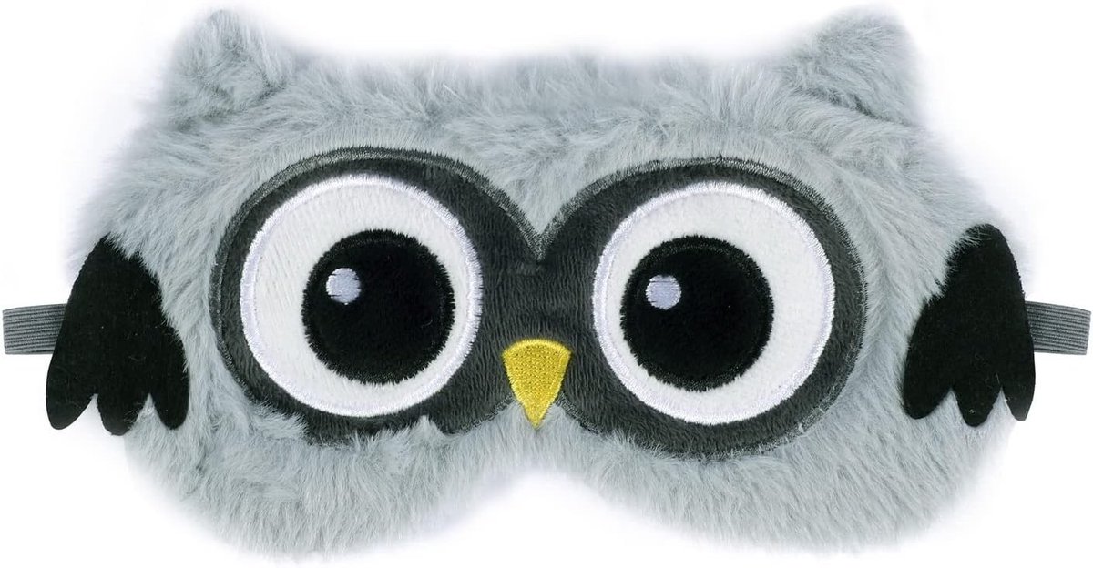 Zacht Pluche Slaapmasker voor Kinderen met Schattige Dieren, Ideaal voor Naps en Vliegtuigreizen