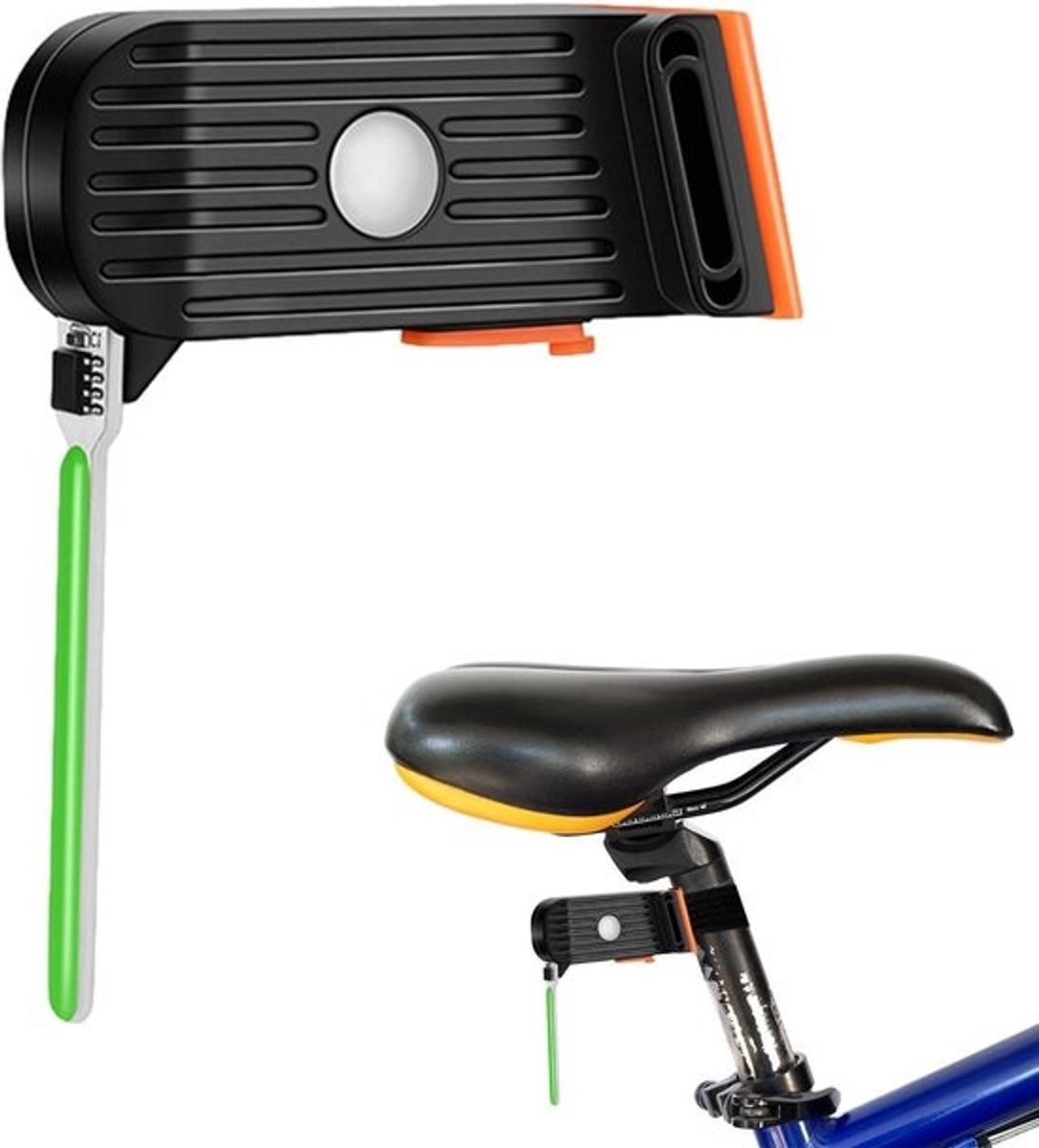 Fietsachterlicht - Fietsverlichting Achter - Veilig Fietsen - Hoge Helderheid - 100 Lumen - Groen