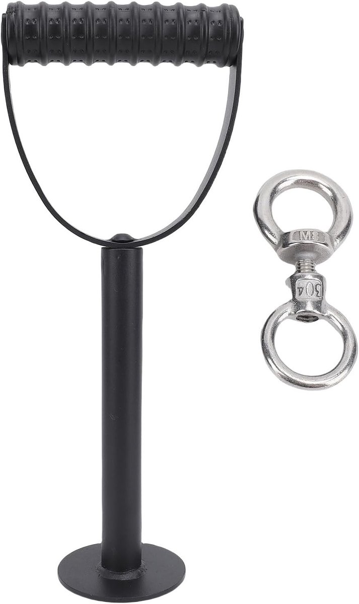 Kettlebell Grip voor Gewichtschijven, 100kg Draagvermogen, Ideaal voor Thuis en Gym Training, Stalen Handgreep, 25mm Stijl