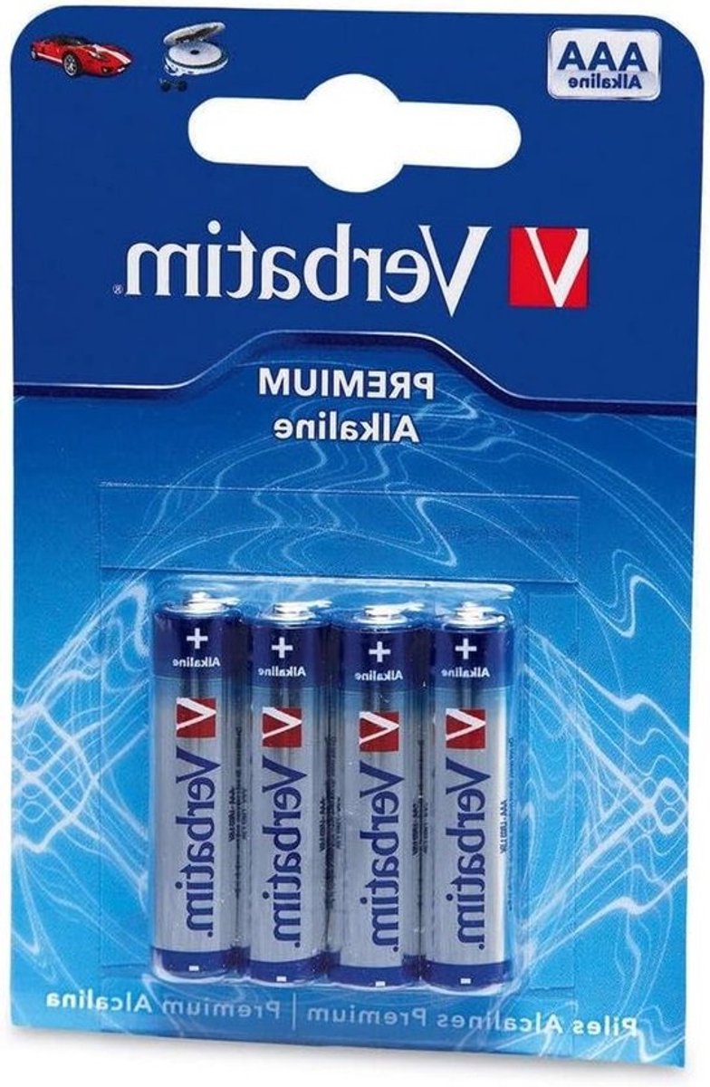 AAA Alkaline Batterijen - Standaard Batterijen - Apparaten Voeden - Betrouwbare Energie - 4 Stuks - Niet Van Toepassing