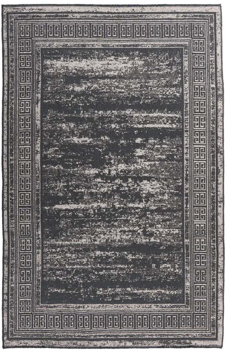 Dutch XXL Laagpolig Vloerkleed | Tapijt | Kalea | Kader | Grijs | 160x230 cm