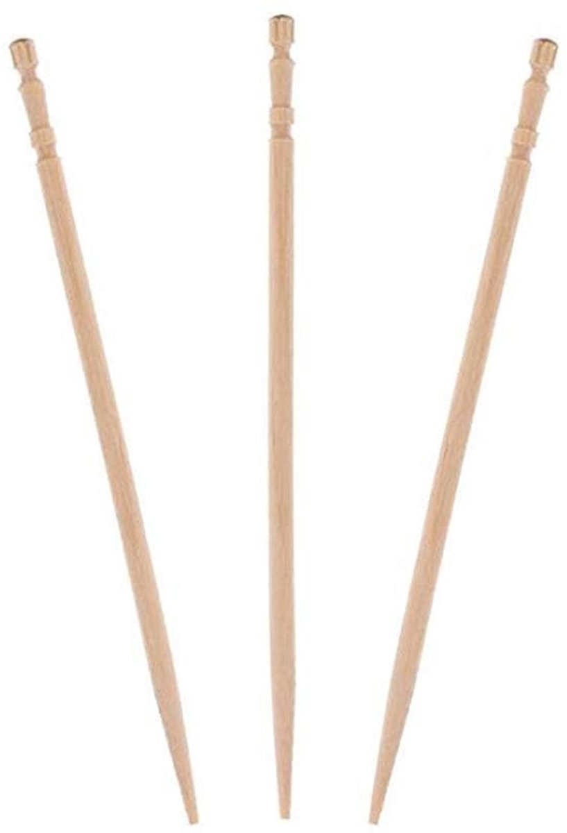 Houten Tandenstokers - Biologisch afbreekbaar 6,5 cm