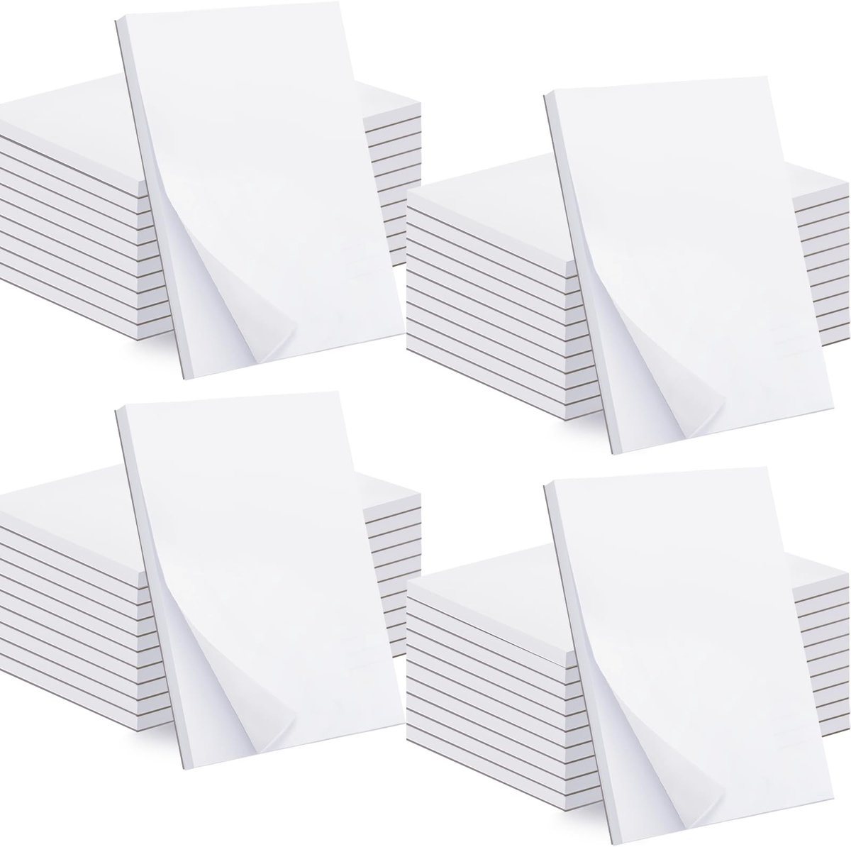 Set van 40 Notitieblokken - 4x6 inch - 50 vellen per blok