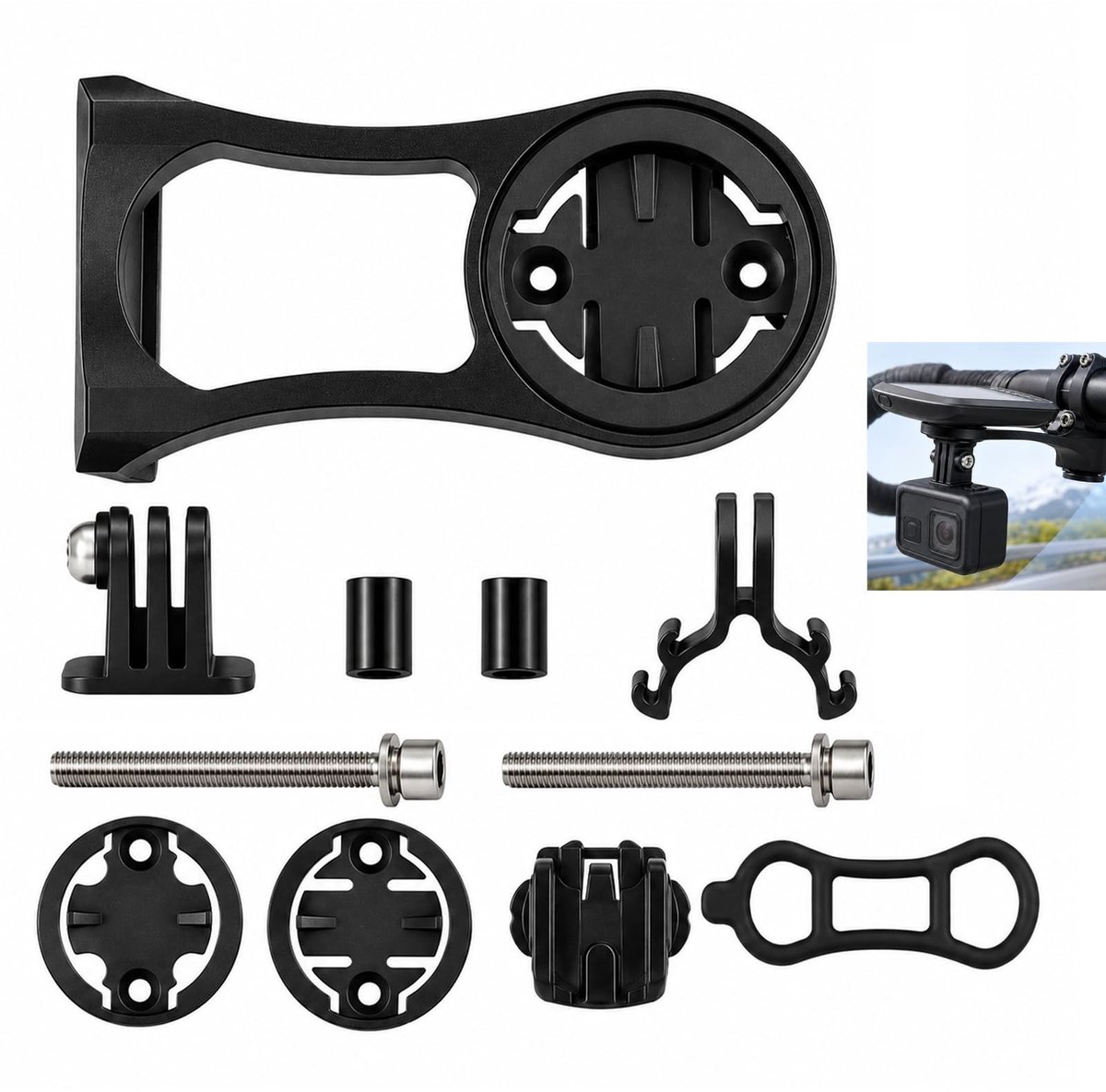 Fietshouder voor GPS - Aluminium Legering - Voor Edge Handlebar