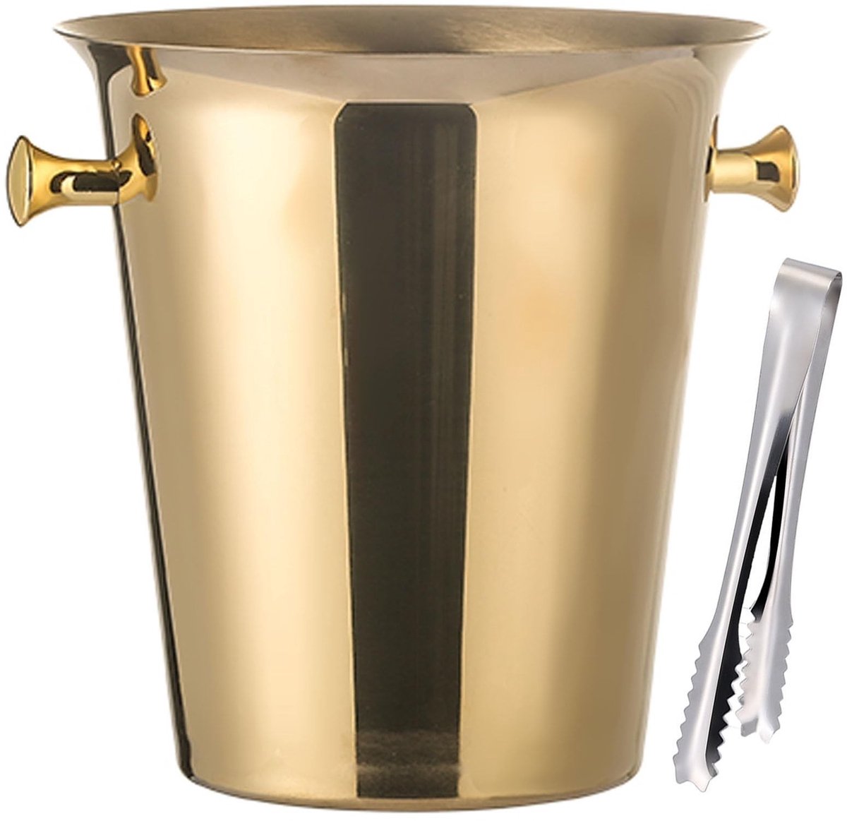 IJs-emmer - Roestvrijstalen Buckets met Handvatten - Goud