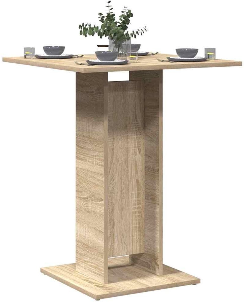 Bistrotafel 60x60 cm - Houten Tafel voor Binnen en Buiten