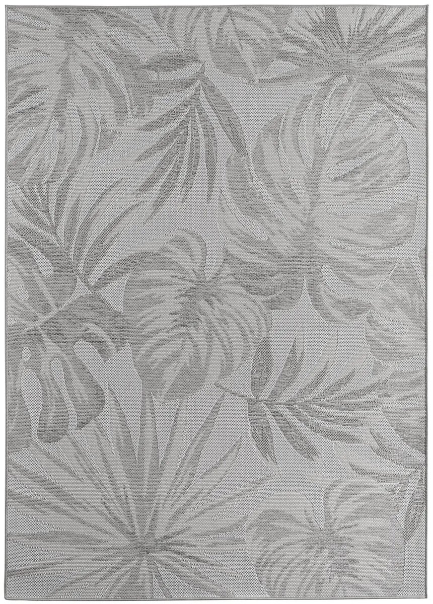 Dutch XXL Buitenkleed | Desert | Palmbladeren | Grijs | 140x200 cm | Buitentapijt | Tuintapijt