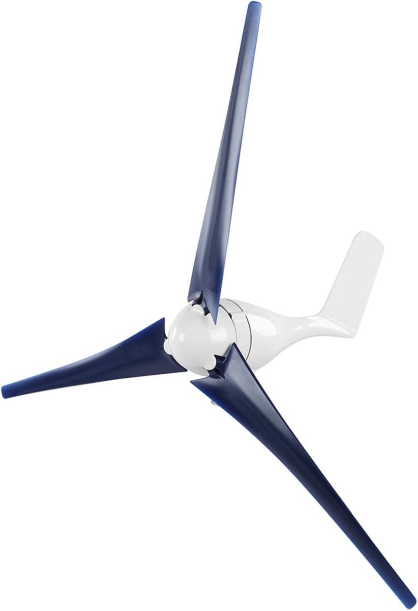 Kleine Windturbine Set van 1200W met 3 Bladen voor Duurzaam Energiegebruik in Huis en Boot (24V)