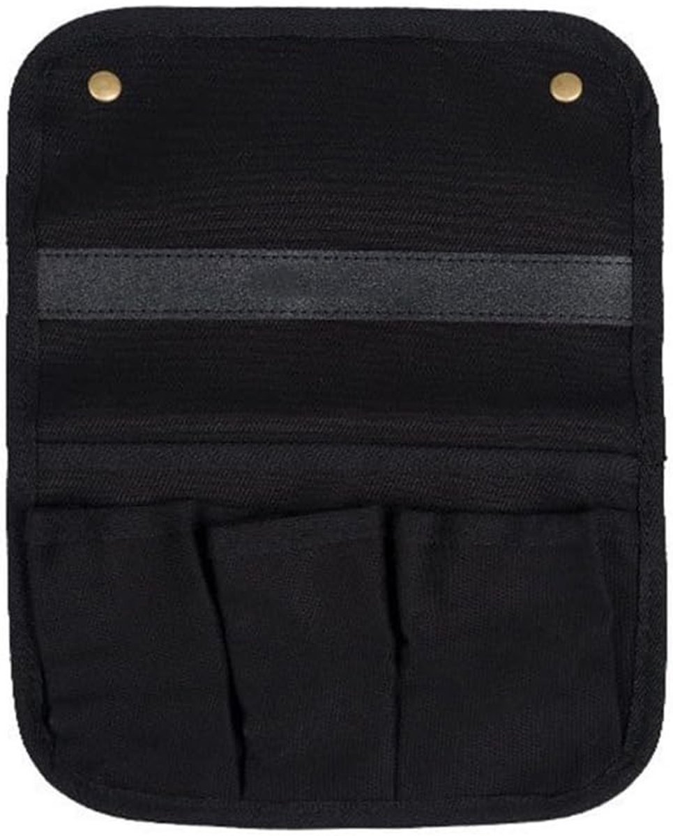 Praktische Armleuning Tas voor Buitenstoelen, Ideaal voor Kamperen en Picknicken, Zwart