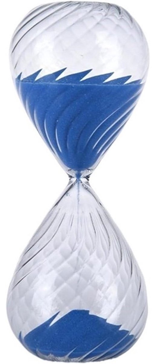 Zandlopers - Tijdmeters - Visueel Tijdbeheer - Decoratief Element - 5 Minuten - Blauw