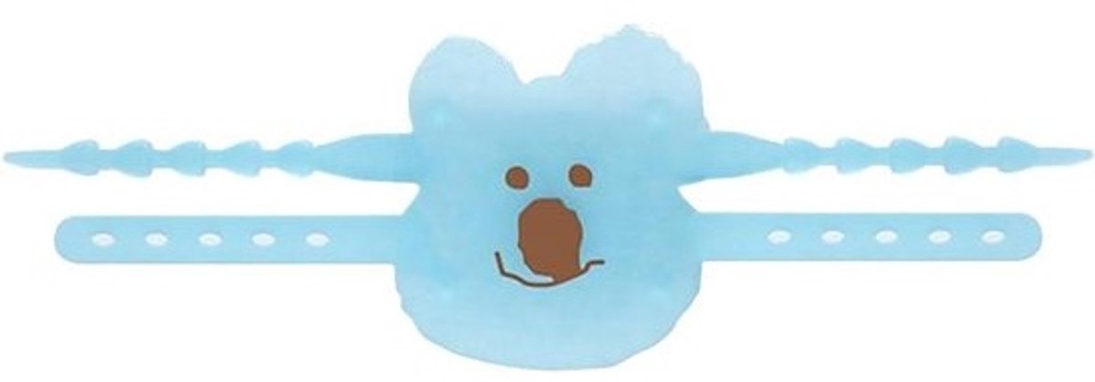 Deurbuffer Dier - Deurstopper Deurgrendel - Geluidsarme Deuren - Creatief Diermotief - 18 x 8 x 8 cm - Blauw