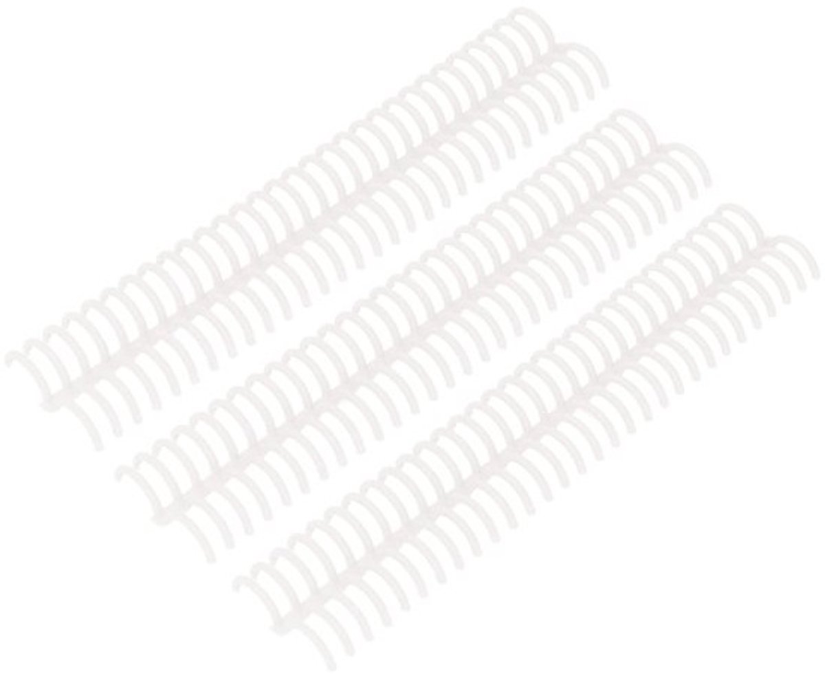 Plastic Bindringen - Losbladige Ringen - Papier Organiseren - Slijtvast PP-Plastic - 22 mm Binnendiameter - Transparant
