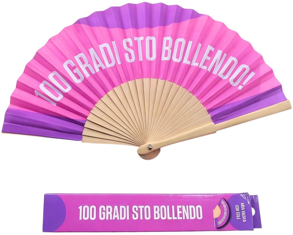 Houten Ventilator - Kleurverloop voor Feesten en Zomerbijeenkomsten