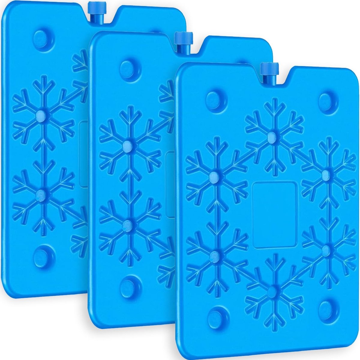 Herbruikbare Koelelementen - 800 ml - Blauw - Set van 3