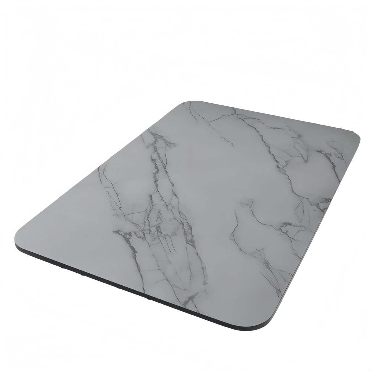 Badmat - Sneldrogend en Antibacterieel - 60 x 40 cm - Grijs