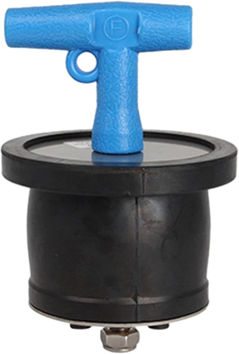 RVS Afsluitdop voor Mechanische Test en Reiniging, Anti-Recoil, Geschikt voor Zwembaden en Afvoer, 38-47mm