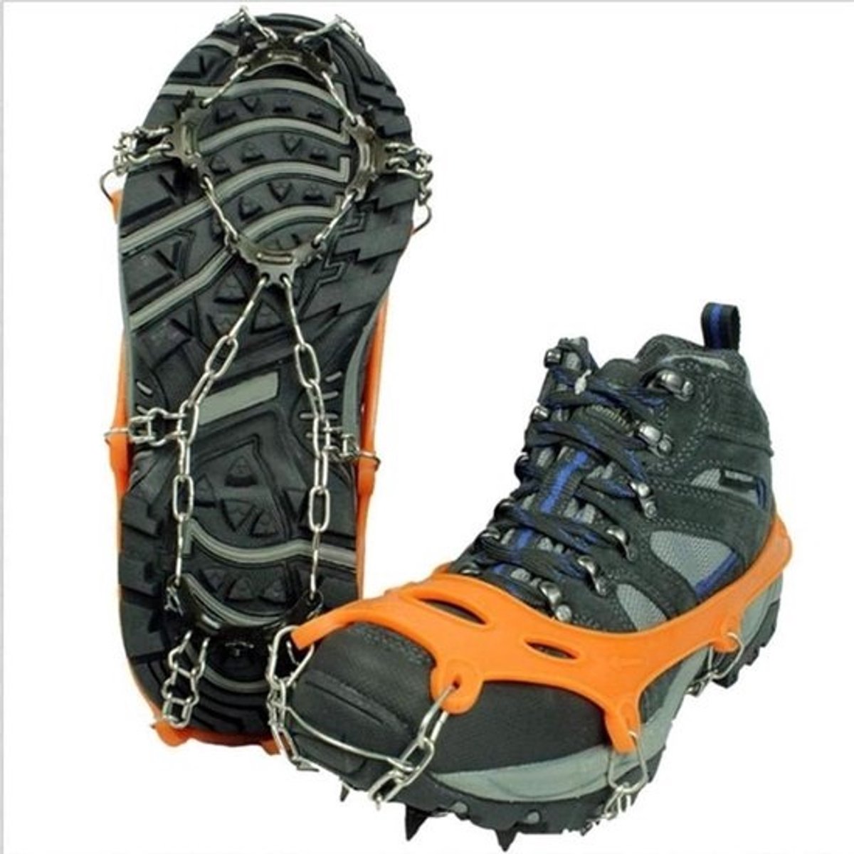 IJsklauw - Sneeuwstijgijzers Antislip - Wandelen Sneeuw - 10 Tanden - M 215 x 145 mm - null