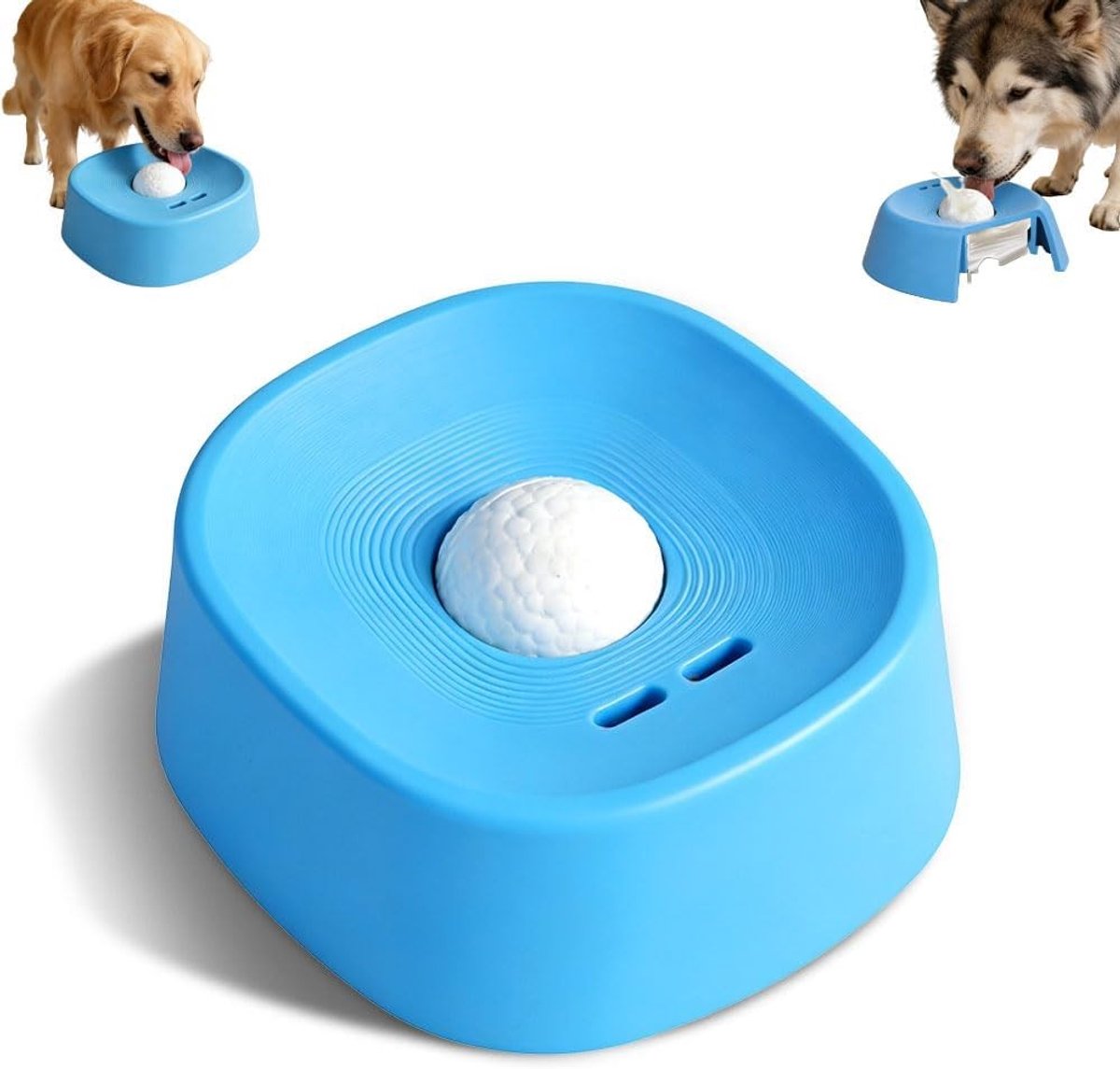 Langzame Voeder Mat voor Honden met Draaiende Ballen, Geschikt voor Alle Hondenrassen en Katten, Ideaal voor Stressvermindering en Langdurig Vermaak