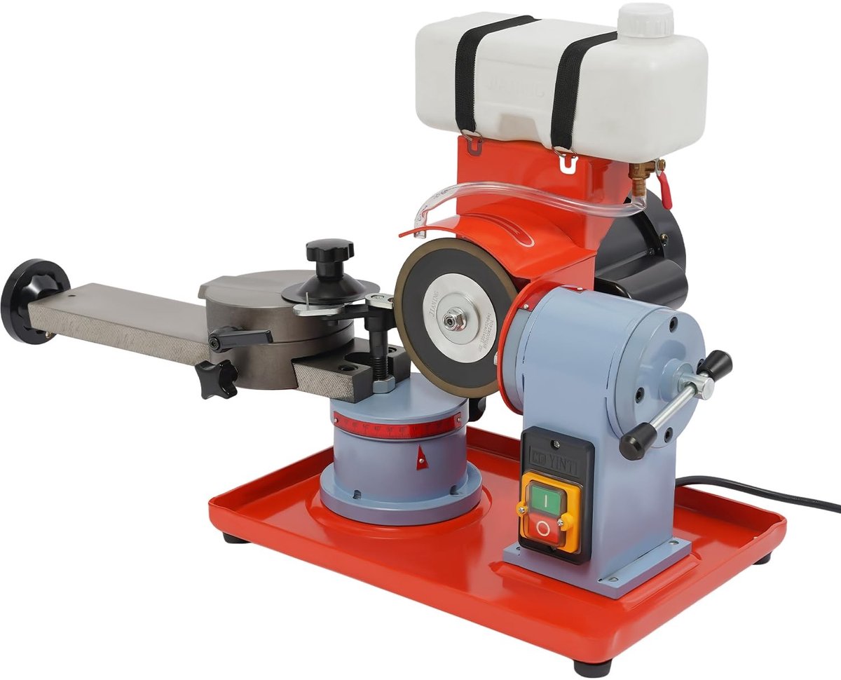 Cirkelzaagblad Slijpmachine - Elektrisch met Waterkoeling - Rood