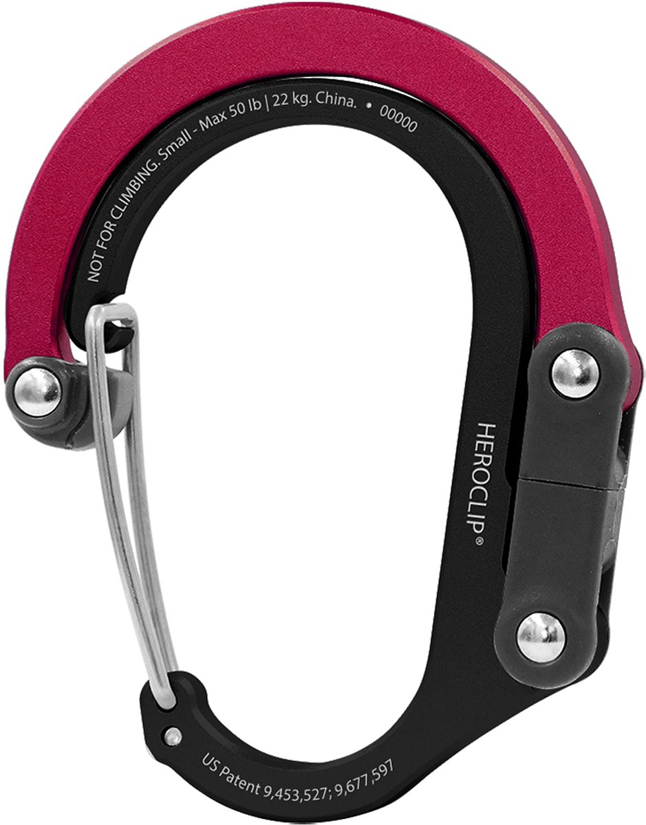 Carabiner en haak - Voor het ophangen van tassen en meer