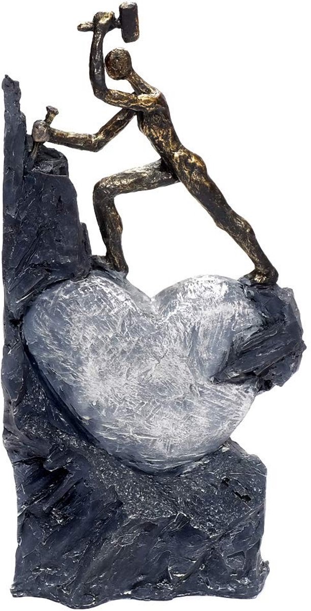 Decoratieve figuur - Sculptuur van kunststeen - 37 x 19 x 9 cm