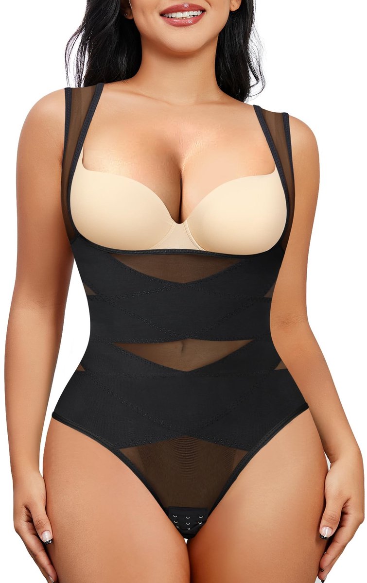 Shapewear voor vrouwen - Abdominale controle - Zwart