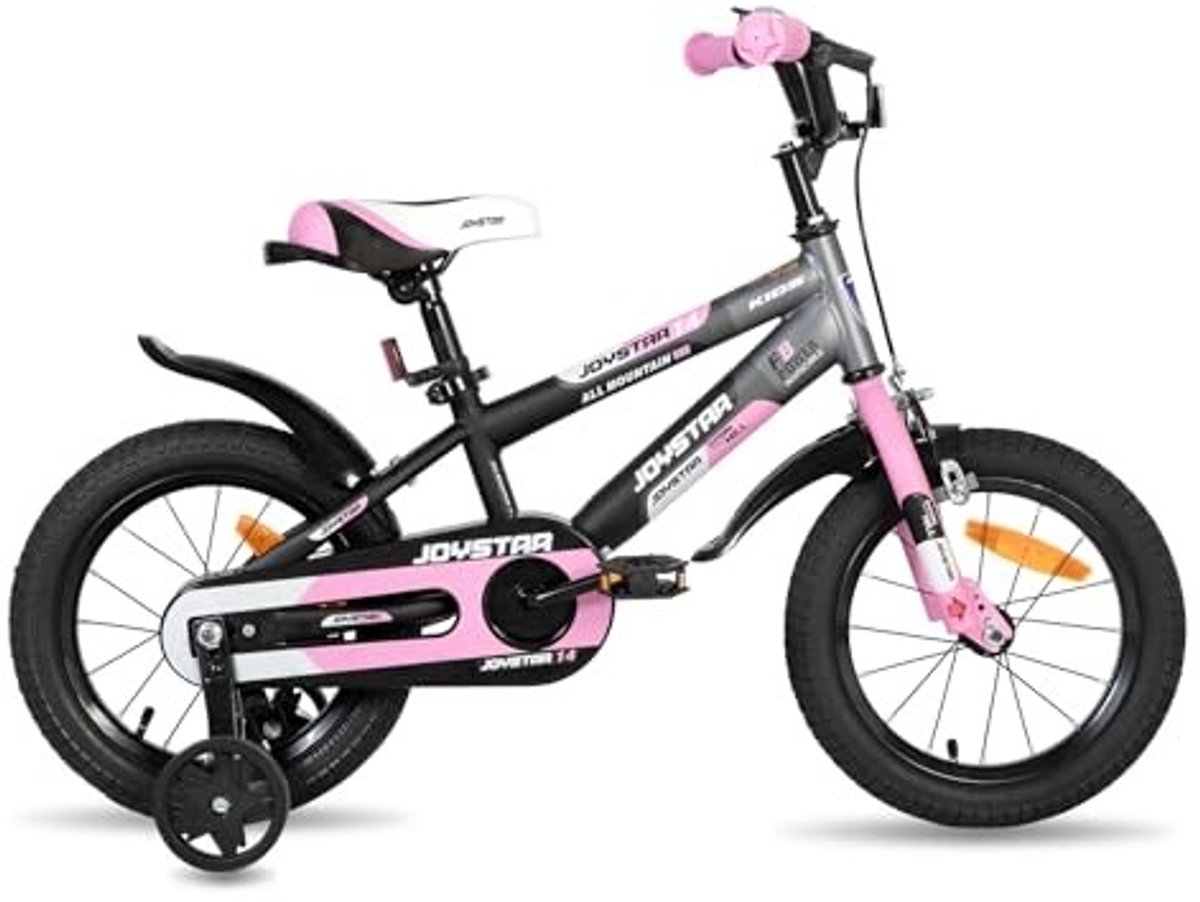 Kinderfiets 12 Inch met Stabilisatoren Roze voor 2-4 Jaar