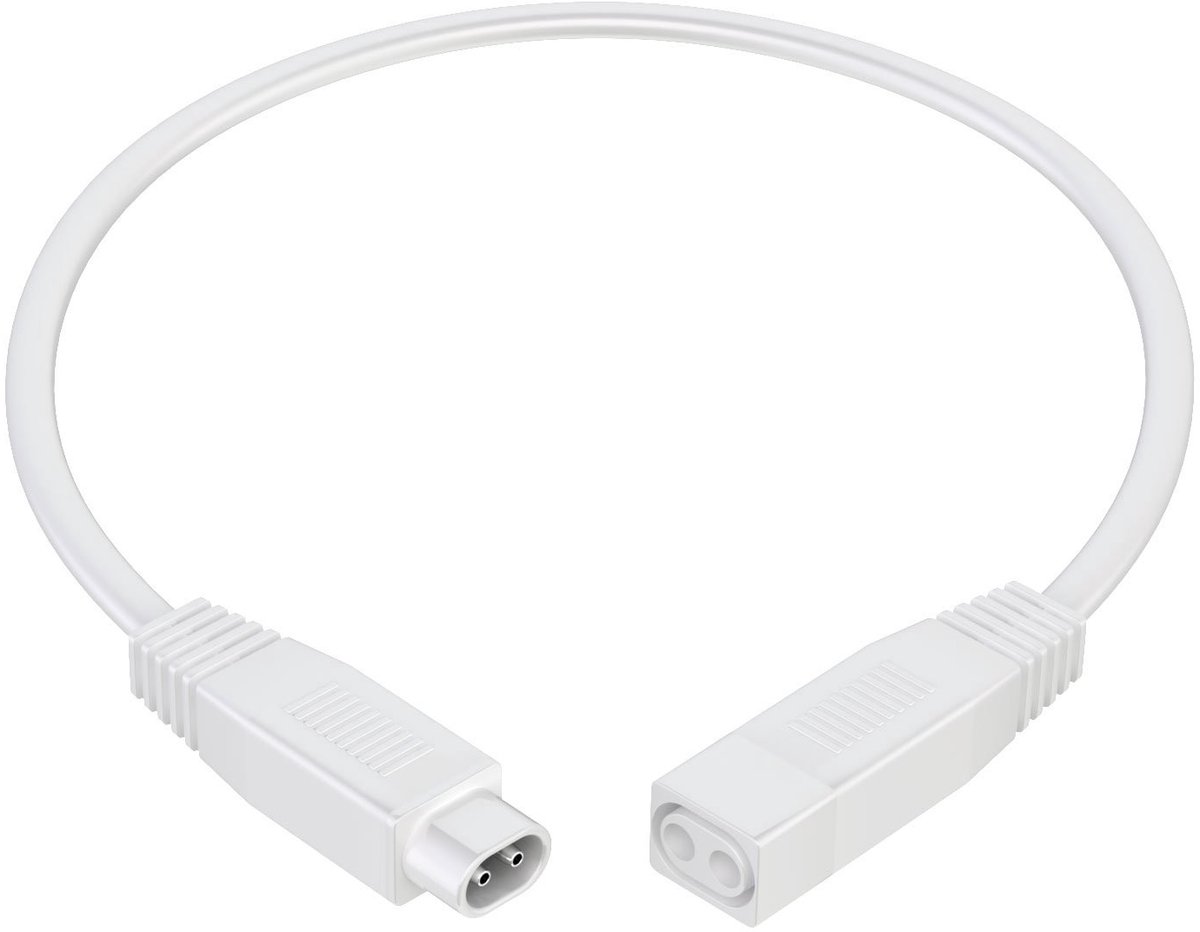 Transit kabel voor systeem - 0.4 meter - Wit