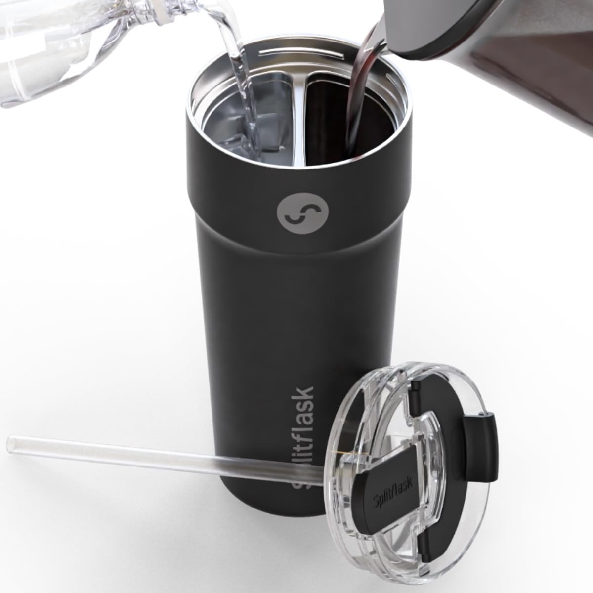 2-in-1 Geïsoleerde Tumbler - Voor Koffie en Water - 30 oz