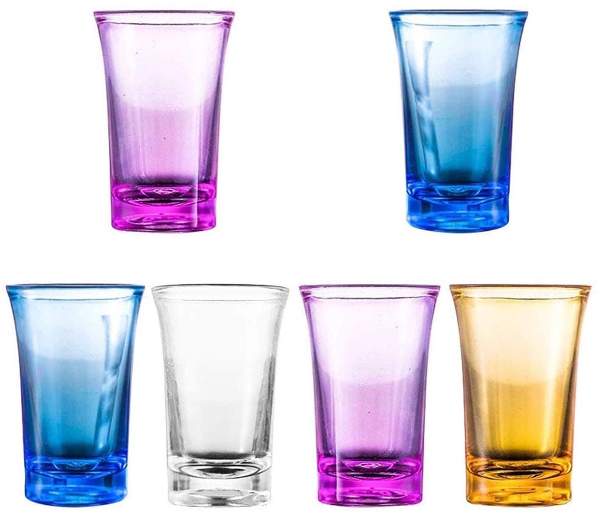 Wijnglasdispenser met 6 Shotglazen - Acrylic Houder voor Bar en Feestjes
