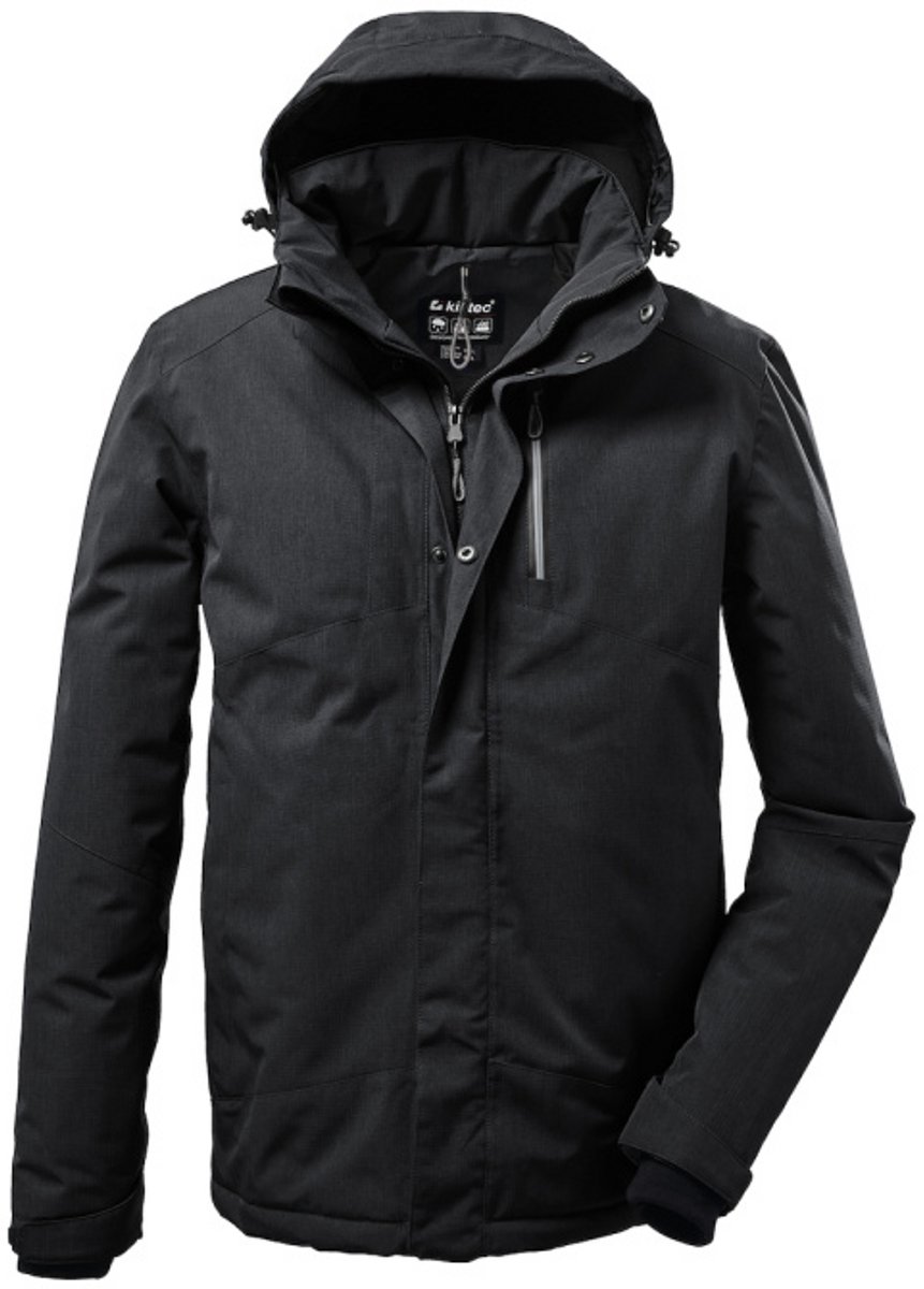 Hoogwaardige outdoor winter jas van topkwaliteit! binnenzak voor een mobiele telefoon, evenals twee zijzakken en een borstzak die afsluitbaar zijn met een rits. Exclusieve hertenlogo op de mouw.